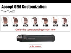 Inclinaison arrière MBPR, petit outil d'alésage sans calibrage pour la finition des trous internes