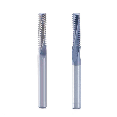 Les Multi-dents filètent des coupeurs de fraisage combiné de carbure aucun revêtement pour le bas matériel de dureté