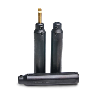 SHB Porteur d'outil / barre stable pour outils de forage au carbure avec liquide de refroidissement interne et conception de sortie centrale