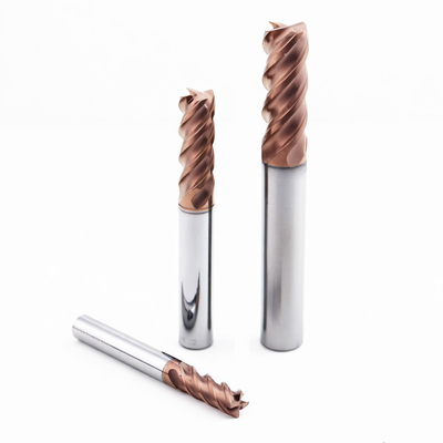 Résistance à l'usure élevée revêtement composite Carbide de coupe de fin de broyeur pour le traitement des matières dures