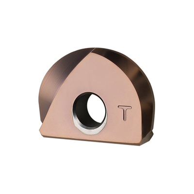 Insert de fraisage de carbure supérieur pour le traitement des surfaces courbes et des rainures d'arc