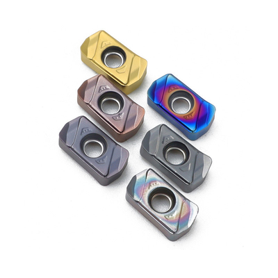 Plaquettes de fraisage en carbure remplaçables et indexables pour le fraisage en bout et le fraisage à avance rapide sur machines CNC