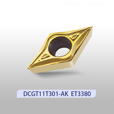 Plaquettes de tournage en carbure DCGT11T302-CL de haute précision pour l'usinage CNC et la finition de pièces métalliques