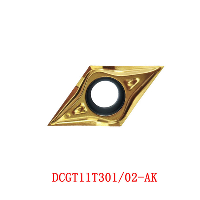 Plaquettes de tournage en carbure DCGT11T302-CL de haute précision pour l'usinage CNC et la finition de pièces métalliques