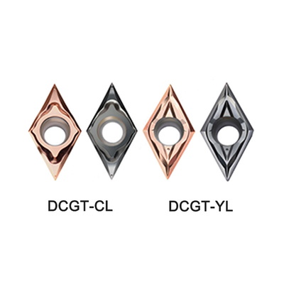 Plaquettes de tournage en carbure DCGT11T302-CL de haute précision pour l'usinage CNC et la finition de pièces métalliques