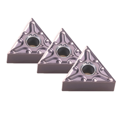 Plaquettes de tournage en carbure TNMG160408-MA de précision pour opérations de tournage extérieur sur machine-outil CNC