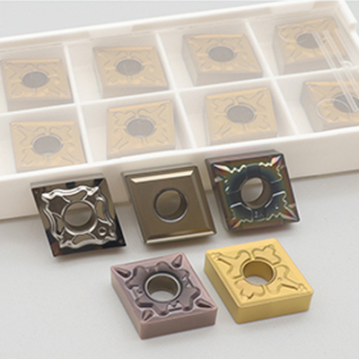 Plaquettes de tournage en carbure CNMG120404-EF indexables pour matériaux non ferreux