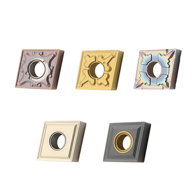 Plaquettes de tournage en carbure CNMG120404-EF indexables pour matériaux non ferreux