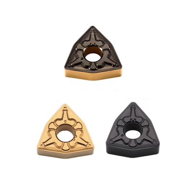 Insertions de tournage en carbure CNC indexables remplaçables WNMG080404-TM pour alliages haute température et matériaux non ferreux
