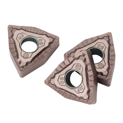 WNMG080404R-ZC Inserts de tournage de carbure CNC utilisés dans l'usinage des aciers inoxydables, de la fonte, des alliages à haute température et des matériaux non ferreux