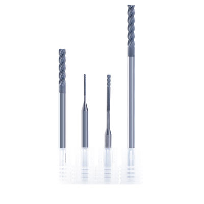 Fraise en bout à face plate en carbure revêtu de diamant pour l'usinage du graphite