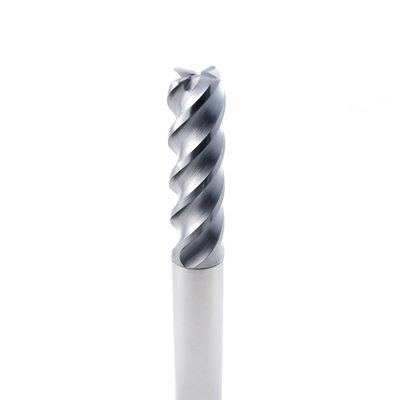 Fraise en bout carbure U-Channel 4 tailles de coupe AlCrN pour acier doux
