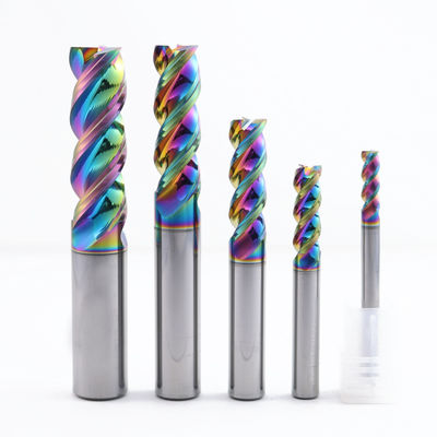 Fraise en carbure de tungstène revêtue DLC pour l'usinage CNC de l'aluminium