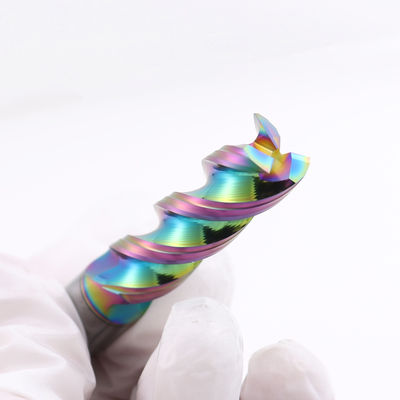 Fraise en carbure de tungstène revêtue DLC pour l'usinage CNC de l'aluminium